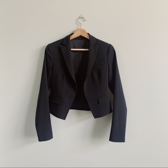theory cropped blazer